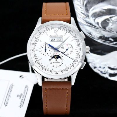 JAEGER-LECOULTRE Mens Watch Master Control Chronograph Calendar  40mm White Dial Watch